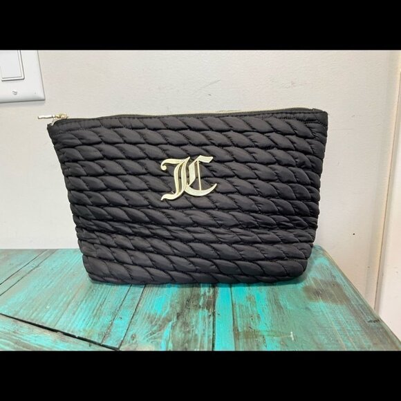 Juicy Couture Black Quilted Make up Bag - Picture 2 of 10